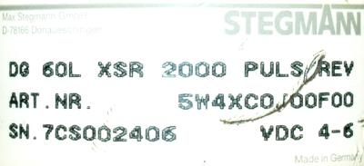 New Refurbished Exchange Repair  SICK STEGMANN Internal encoders DG60LXSR2000 Precision Zone