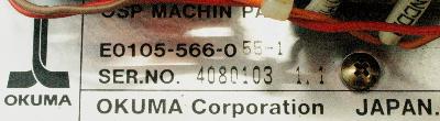 Okuma E0105-566-055-1 label image