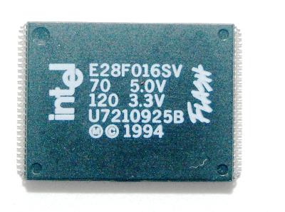 Intel E28F016SV front image