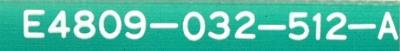 Okuma E4809-032-512-A label image