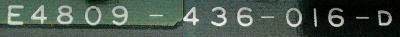 Okuma E4809-436-016-D label image