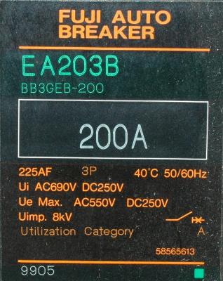 Fuji EA203B-200A label image