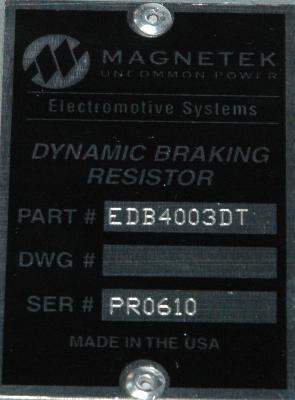Magnetek EDB4003DT label image