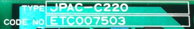 Yaskawa ETC007503 label image