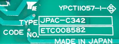 Yaskawa ETC008582 label image