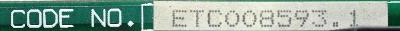 Yaskawa ETC008593.1 label image