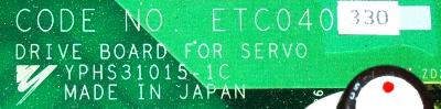 Yaskawa ETC040330 label image