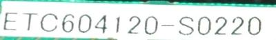 Yaskawa ETC604120-S0220 label image