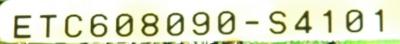 Yaskawa ETC608090-S4101 label image