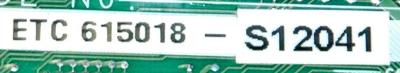 Yaskawa ETC615018-S12041 label image