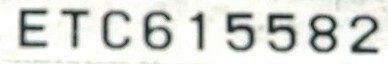 Yaskawa ETC615582 label image