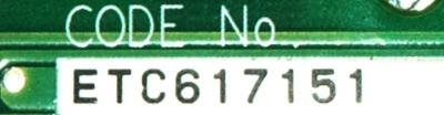 Yaskawa ETC617151 label image