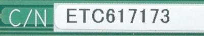 Yaskawa ETC617173 label image