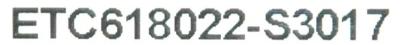 Yaskawa ETC618022-S3017 label image