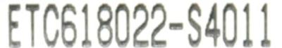 Yaskawa ETC618022-S4011 label image