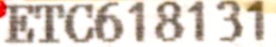 Yaskawa ETC618131 label image