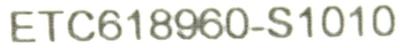 Yaskawa ETC618960-S1010 label image