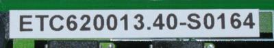 Yaskawa ETC620013.40-S0164 label image