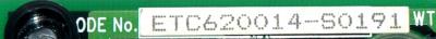 Yaskawa ETC620014-S0191 label image