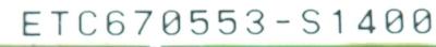 Yaskawa ETC670553-S1400 label image