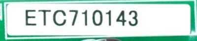 Yaskawa ETC710143 label image