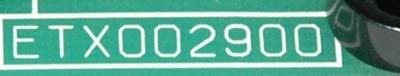 Yaskawa ETX002900 label image