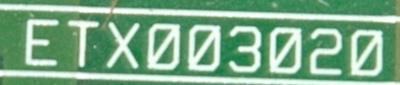 Yaskawa ETX003020 label image
