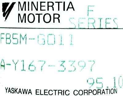 Yaskawa FBSM-G011 label image