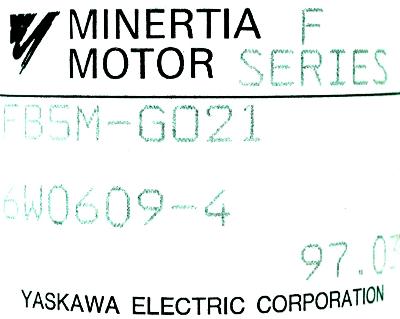 Yaskawa FBSM-G021 label image