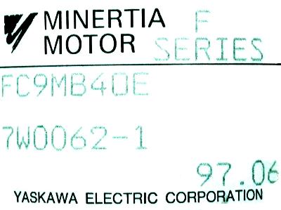 Yaskawa FC9MB40E label image
