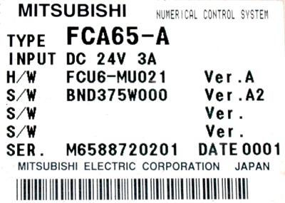 New Refurbished Exchange Repair  Mitsubishi PLC control FCA65-A Precision Zone