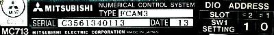 Mitsubishi FCAM3 label image