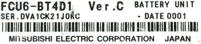 Mitsubishi FCU6-BT4D1 label image
