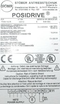Stober FDS4150-B label image