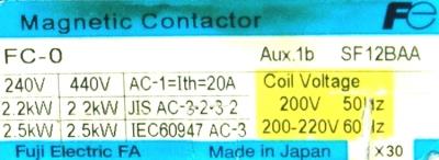 Fuji FMC-0-1B-220V label image