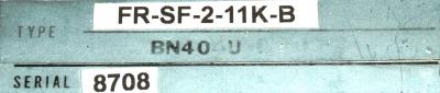 Mitsubishi FR-SF-2-11K-B label image