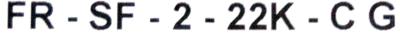 Mitsubishi FR-SF-2-22K-CG label image