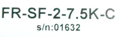 Mitsubishi FR-SF-2-7.5K-C label image