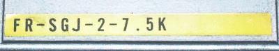 Mitsubishi FR-SGJ-2-7.5K-A label image
