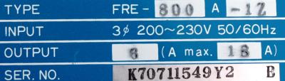 Fuji FRE-800A-1Z label image