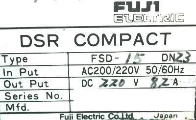 Fuji FSD-15DN23 label image