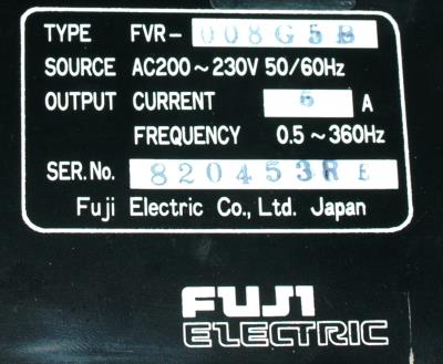 Fuji FVR008G5B-2 back image