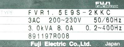 Fuji FVR1.5E9S-2KKC label image