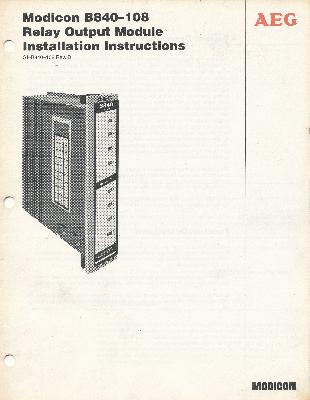 MODICON GI-B840-108D