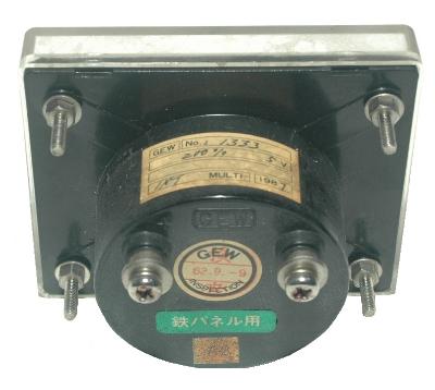GOMI ELECTRIC INST. CO.,LTD. GM-6B-1333 back image
