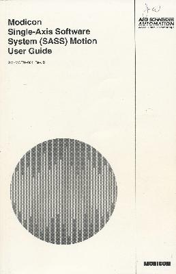 New Refurbished Exchange Repair  MODICON Manuals GM-MOTN-001B Precision Zone