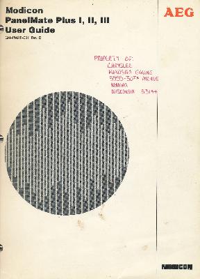 MODICON GM-PMAT-001B