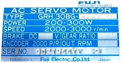 Fuji GRH.30BG-N000-Z2 label image