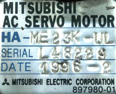 Mitsubishi HA-ME23K-UL label image