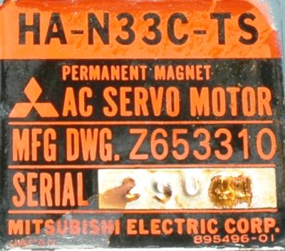Mitsubishi HA-N33C-TS label image
